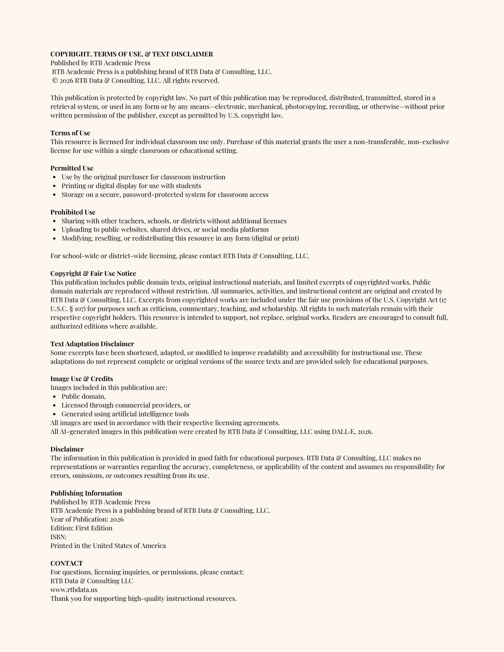 Grade 3 (Student Edition)