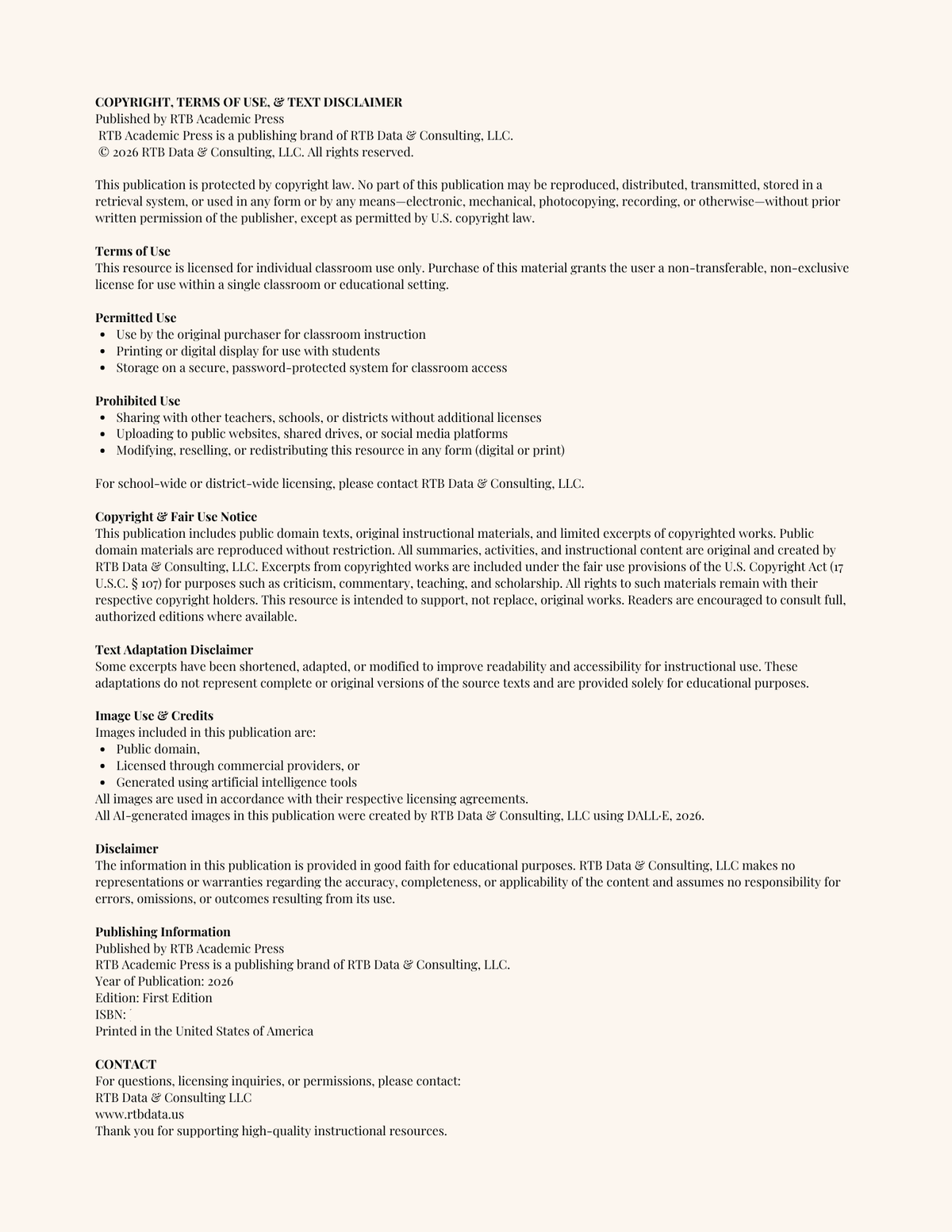 Grade 3 (Student Edition)